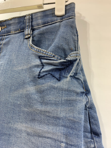 韓國🇰🇷藍色星星牛仔裙