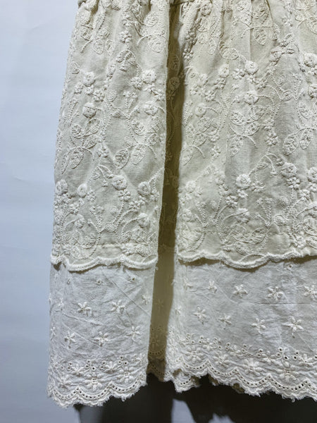 韓國🇰🇷杏色暗花紋喱士腳背心外套