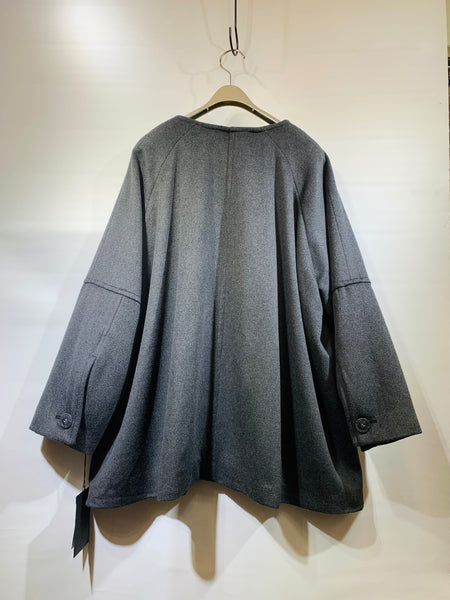 日本🇯🇵深灰色大件絨料褸