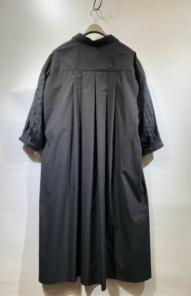 日本🇯🇵黑色v領喱士袖one piece