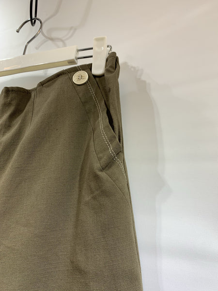 日本🇯🇵藍色/卡其綠薄料直筒褲（有彈性）